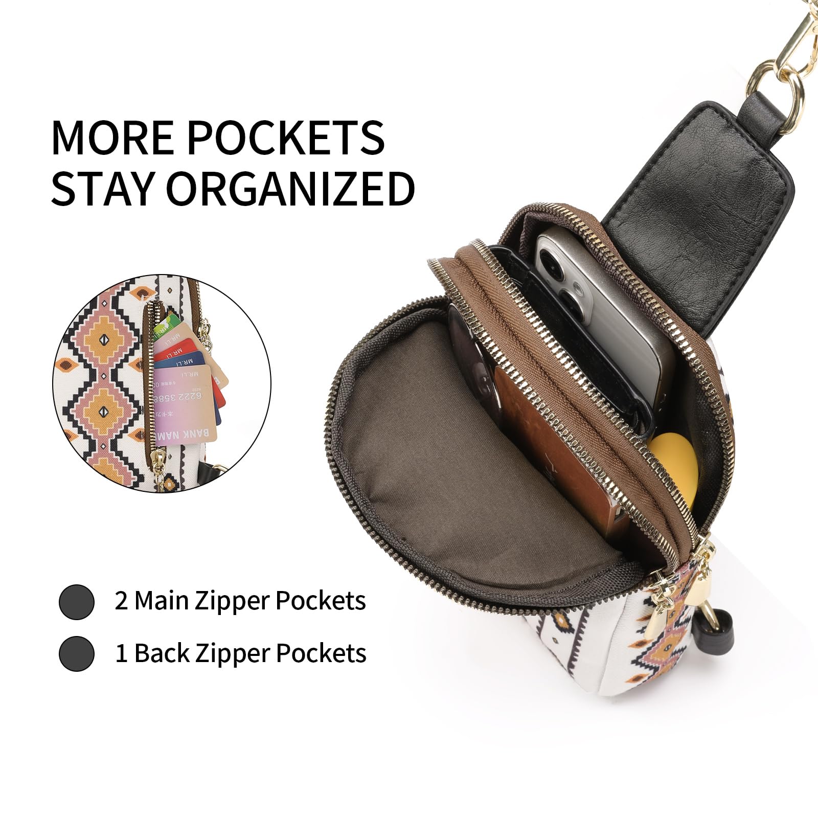 GOIACII Women Sling Bag Small Shoulder Bag Leather Purse for Women SLing Crossbody Bag