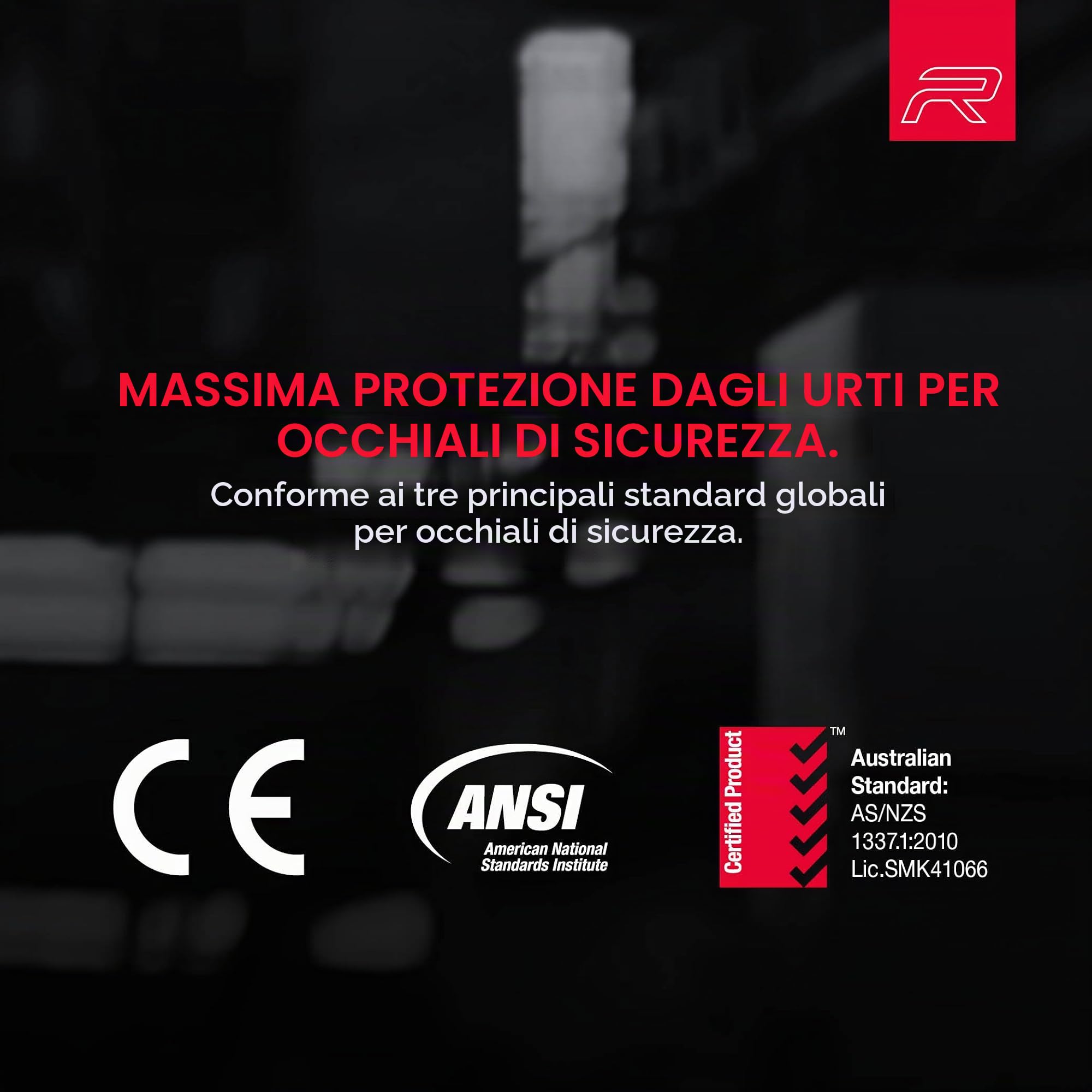 Riley Navigator X - Occhiali di sicurezza per lavoro, anti-appannamento e resistenti ai graffi, occhiali protettivi da lavoro, sport e ciclismo, occhiali da sole di sicurezza UV400, adatti per uomini