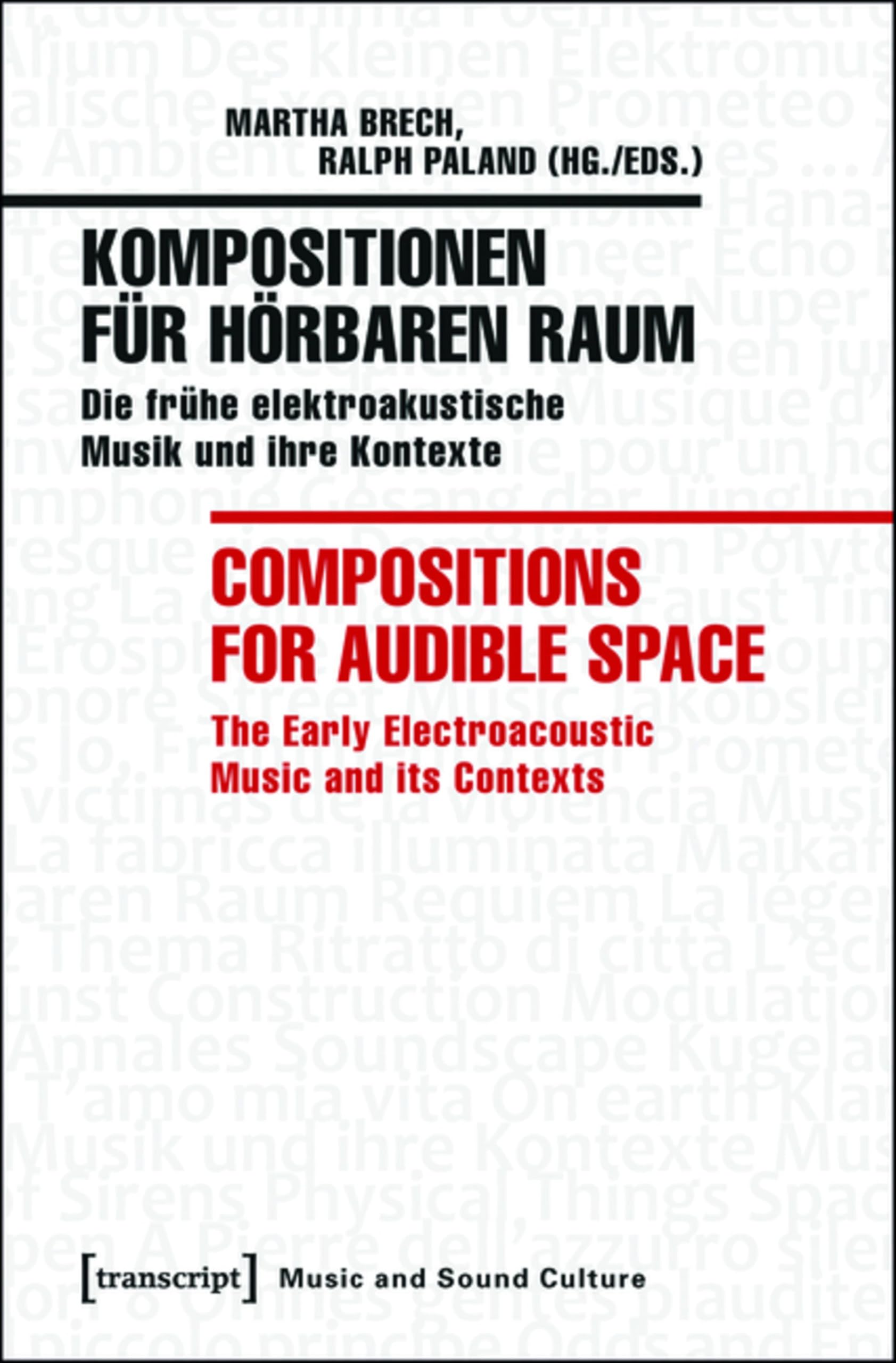 Livre musique électroacoustique et étude des contextes sonores