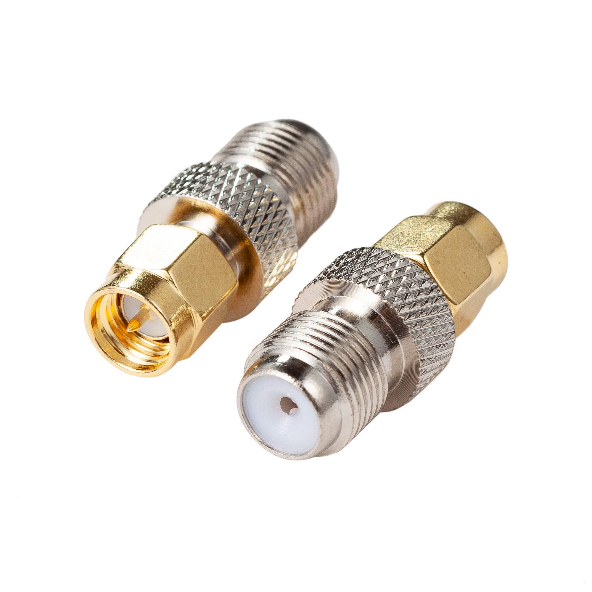 SMA Male to Coax Female, 4-Pack, Ancable SMA Male to F Female RF Coaxial Coax Adapter for RTL-SDR, Antenna