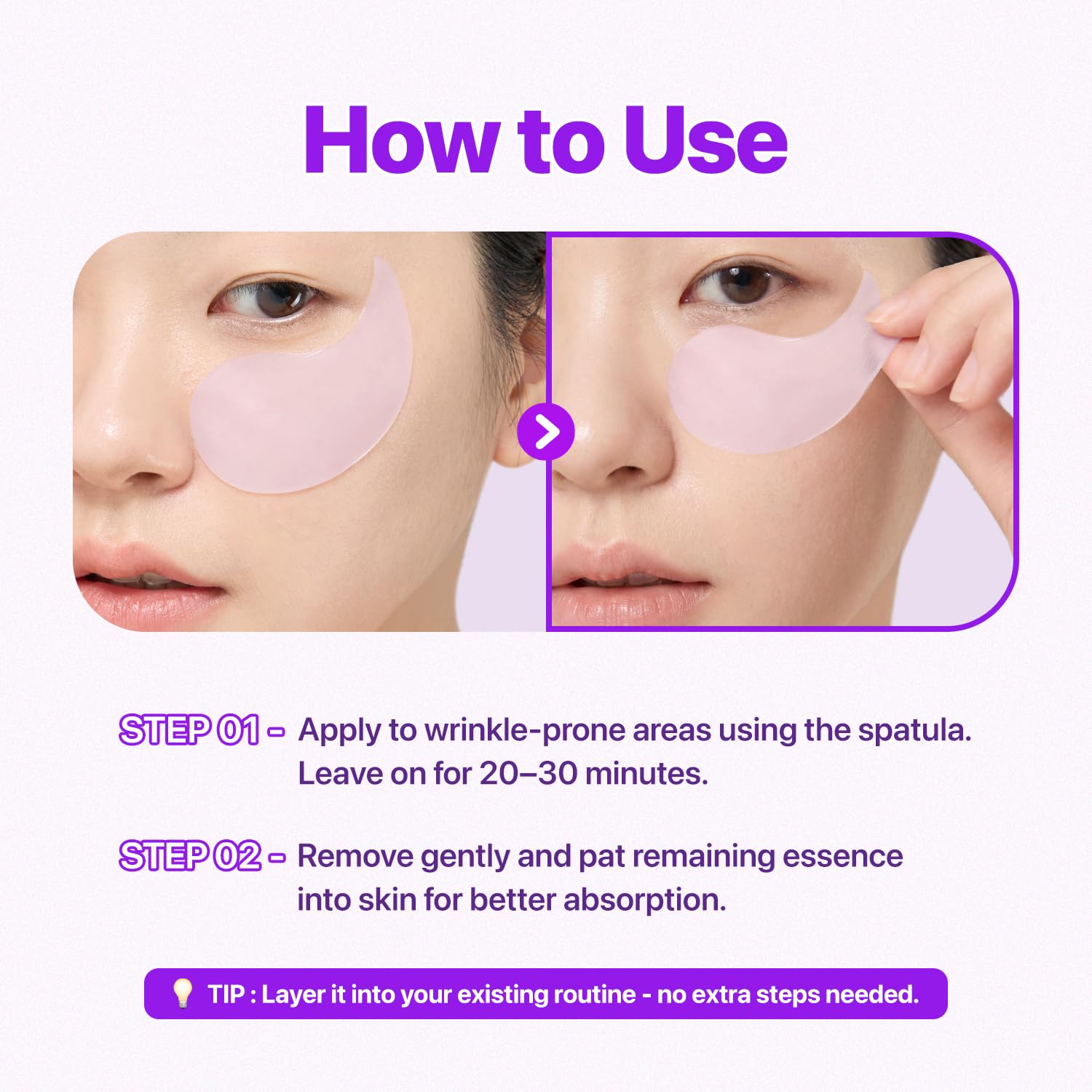 Botide Under Eye Patches with Caffeine, Niacinamide & 13-Peptide Complex