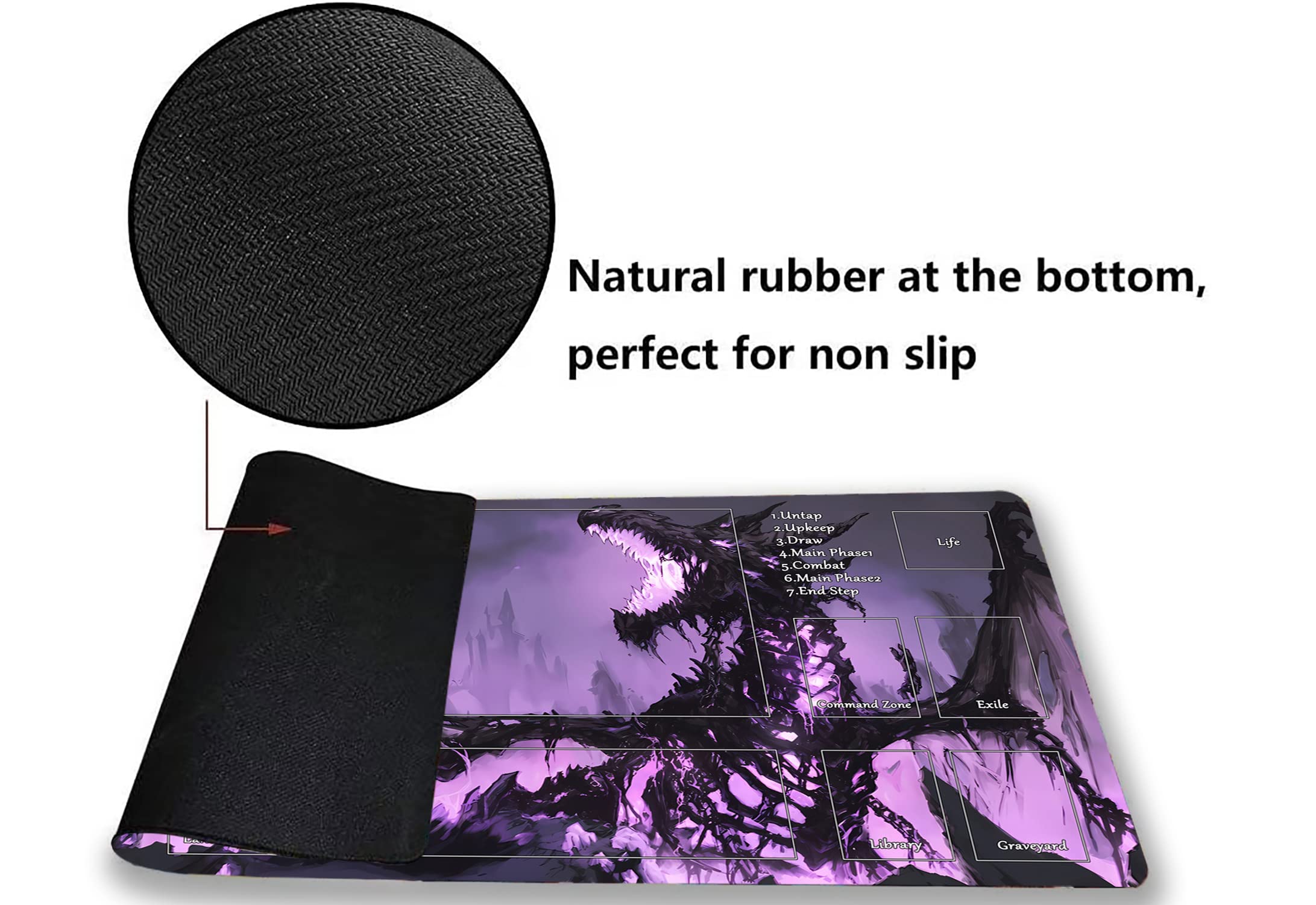 Amazon | MTG プレイマット ゲームプレイマット MTG TCG 24 x 14インチ