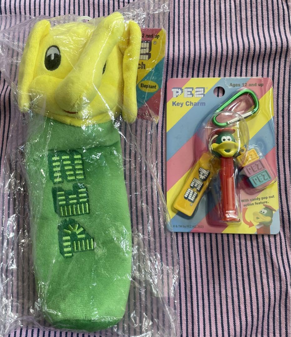 PEZ キーチャーム パトリックとアヒル PEZ キーチャーム ペッツ Girl Boy Duck Elephant Rabbit