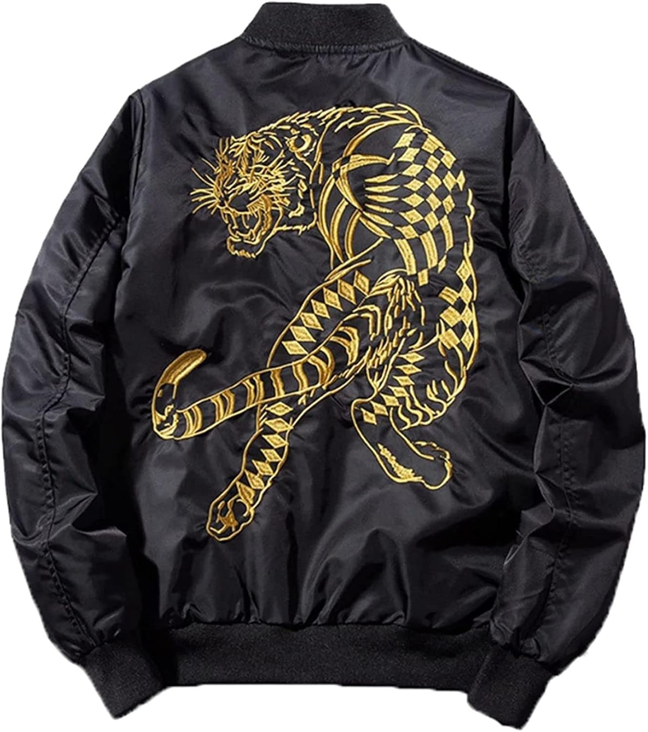 クーポン利用 希少 刺繍 スカジャン タイガー 虎 寅 ジャンパー