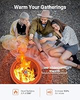 Füstmentes Tűzrakó, 48 cm, Hordozható Kerti-Kempingező Tűzhely, 304 Rozsdamentes Acél, Kivehető Hamutálcával, Állvánnyal és Utazótás 3