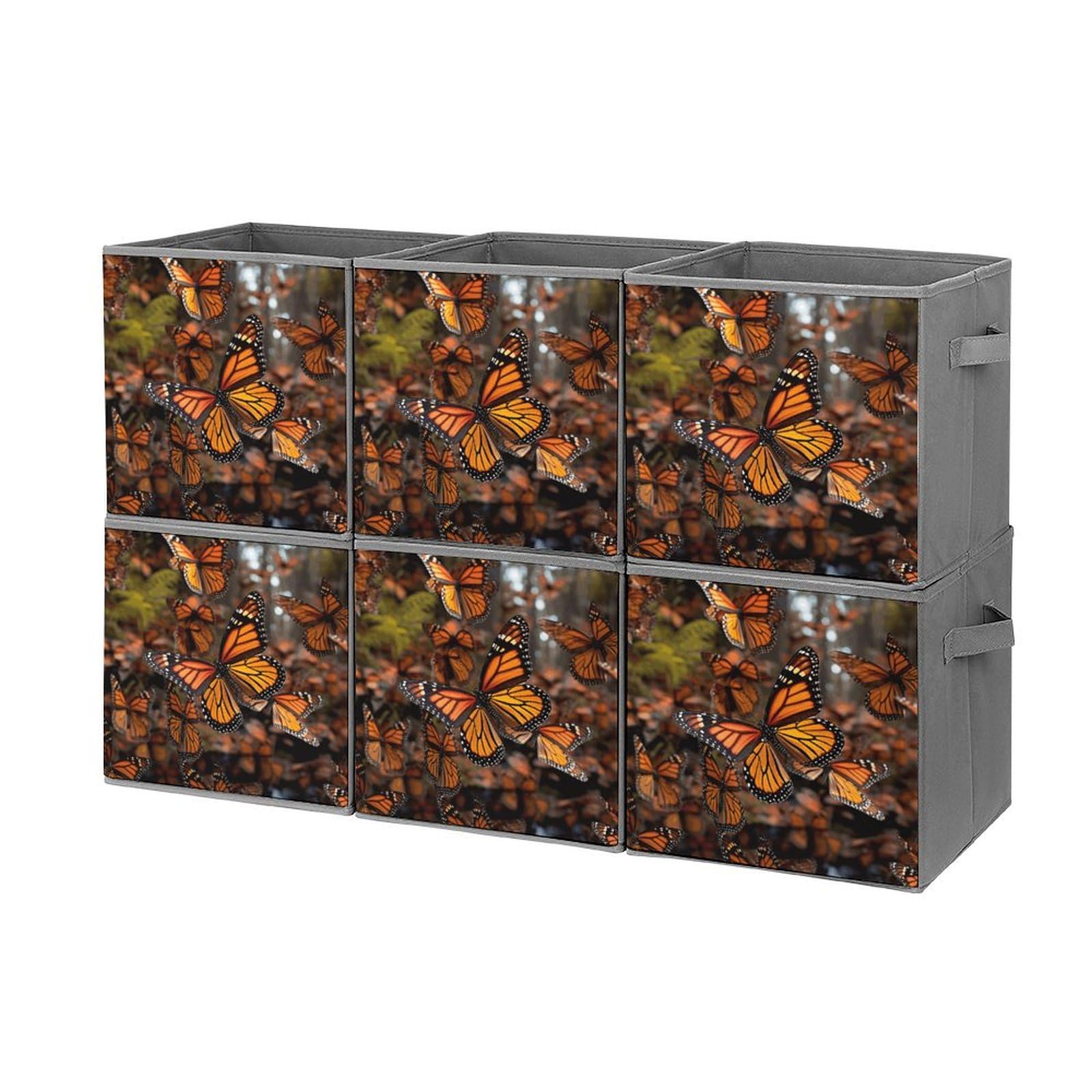 Boîte de rangement pliable avec poignées et structure durable