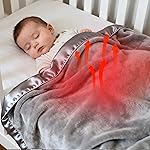 Pro Goleem Fleece Baby Blanket with 2 Inch Satin Trim Soft Plush Blanket for Boys and Girls for Babies Grey30\'\'x40\'\'