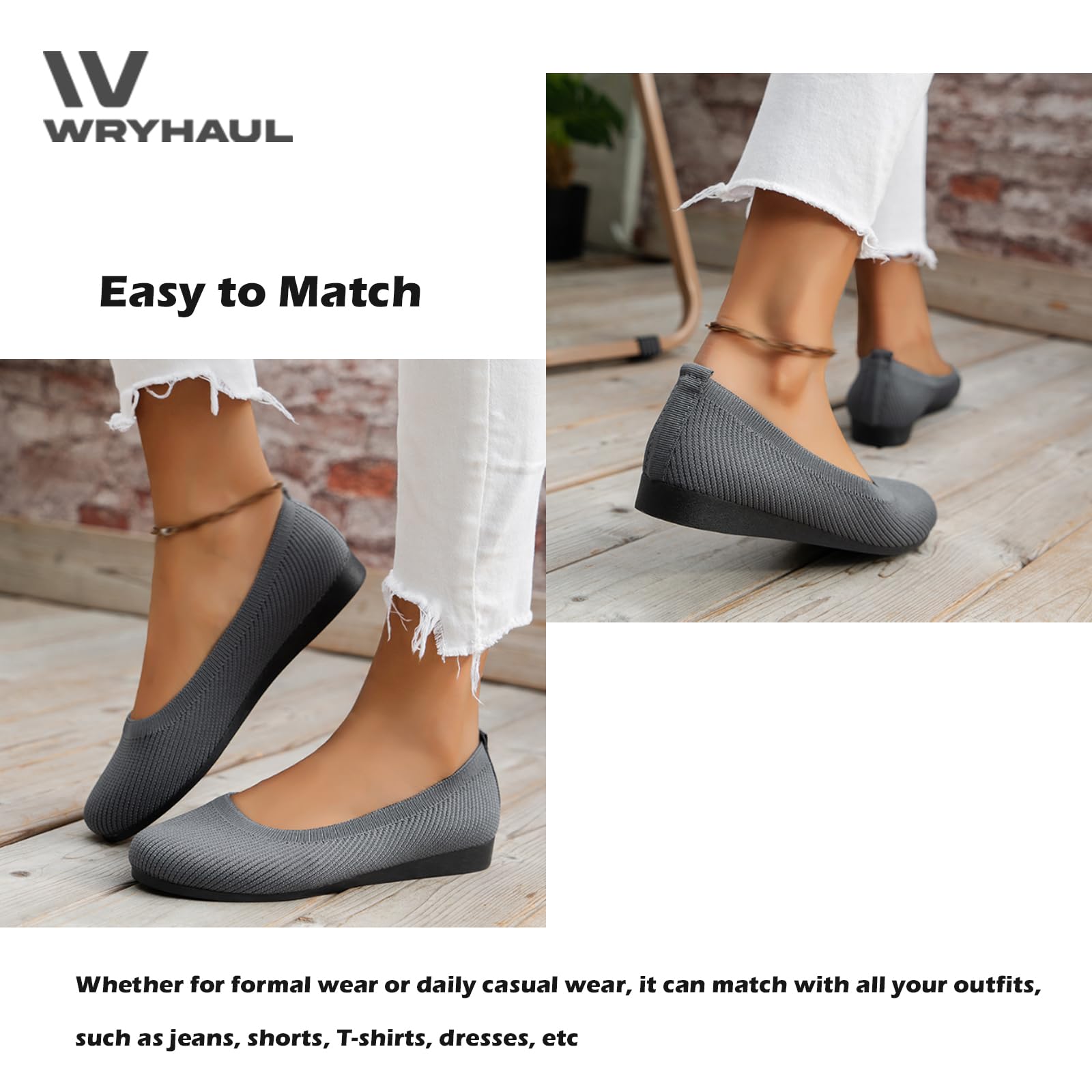 Deviseclue Scarpe, Donne Confortevole Traspirante Slip On Arco Supporto Antiscivolo Scarpe Casual, Scarpe da Passeggio Ortopediche Punta Rotonda Scarpe Basse, Abito Scarpe
