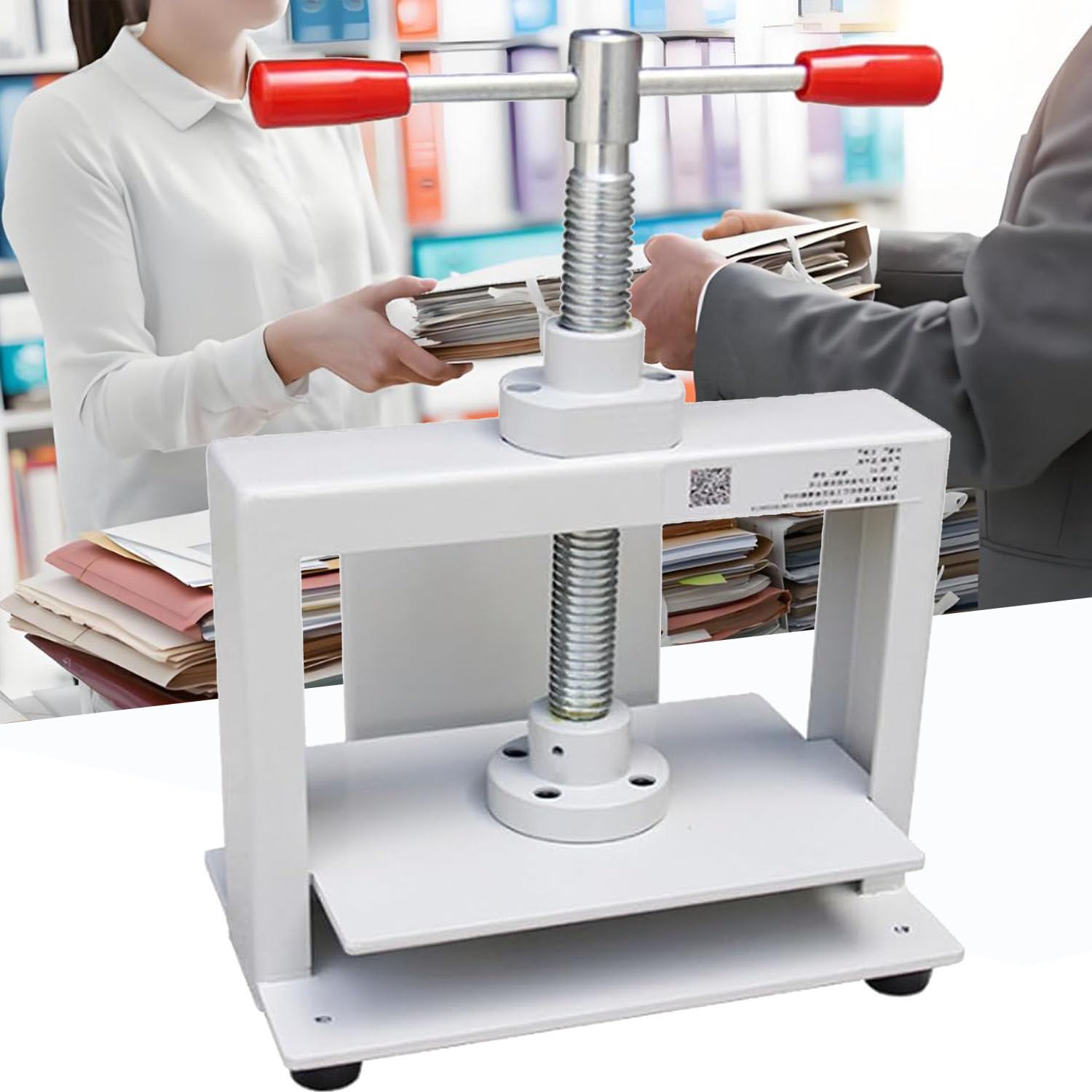 Rilegatrice manuale per carta A3/A4/A5, rilegatura a pettine resistente, punzonatura e piega per ufficio, scuola, uso domestico