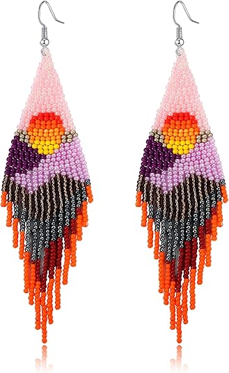 CALORVIA Bohemian Large Tassel Beaded