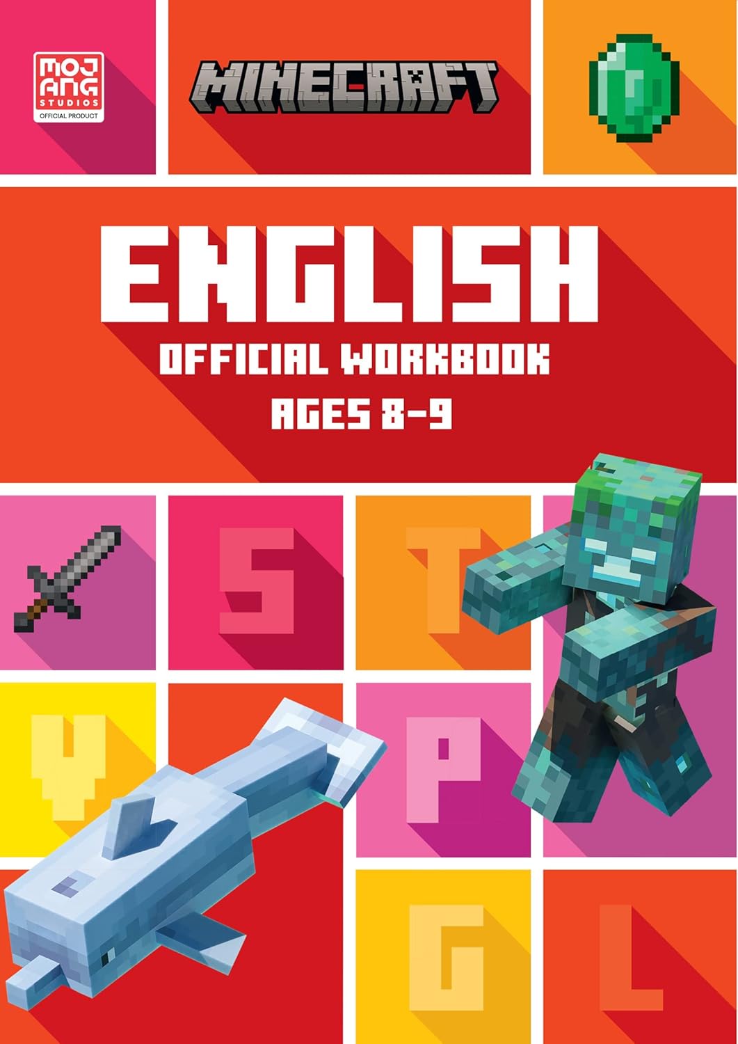 Amazon.com: Minecraft English Ages 8-9: Official Workbook (Minecraft ...