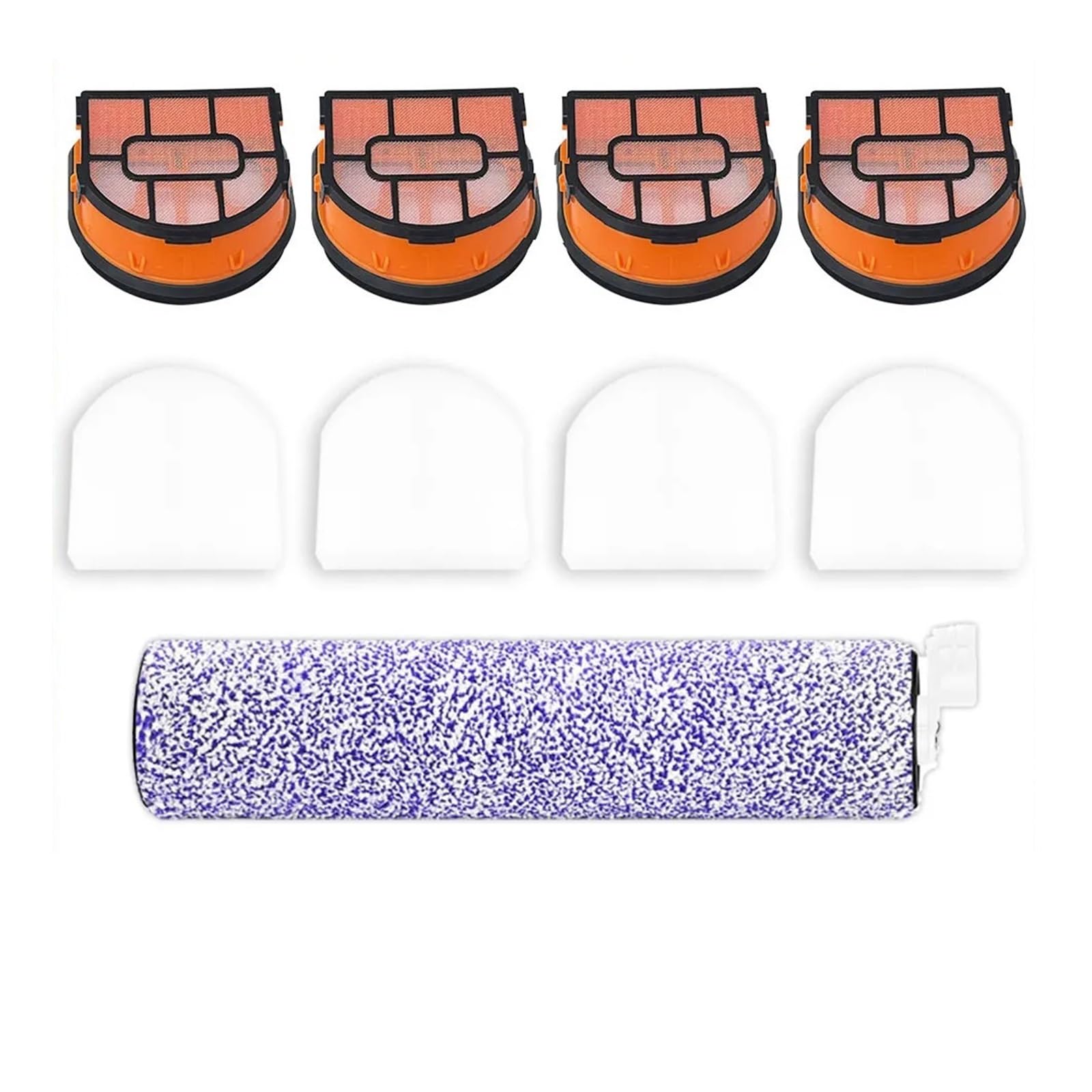 Compatible Compatible With (Shark WDB1F2 HydroVac AW201, AW302, WD201, WD100, WD200, WD101, WD200C) Brush Roller Filter Accessory Part(Set M)