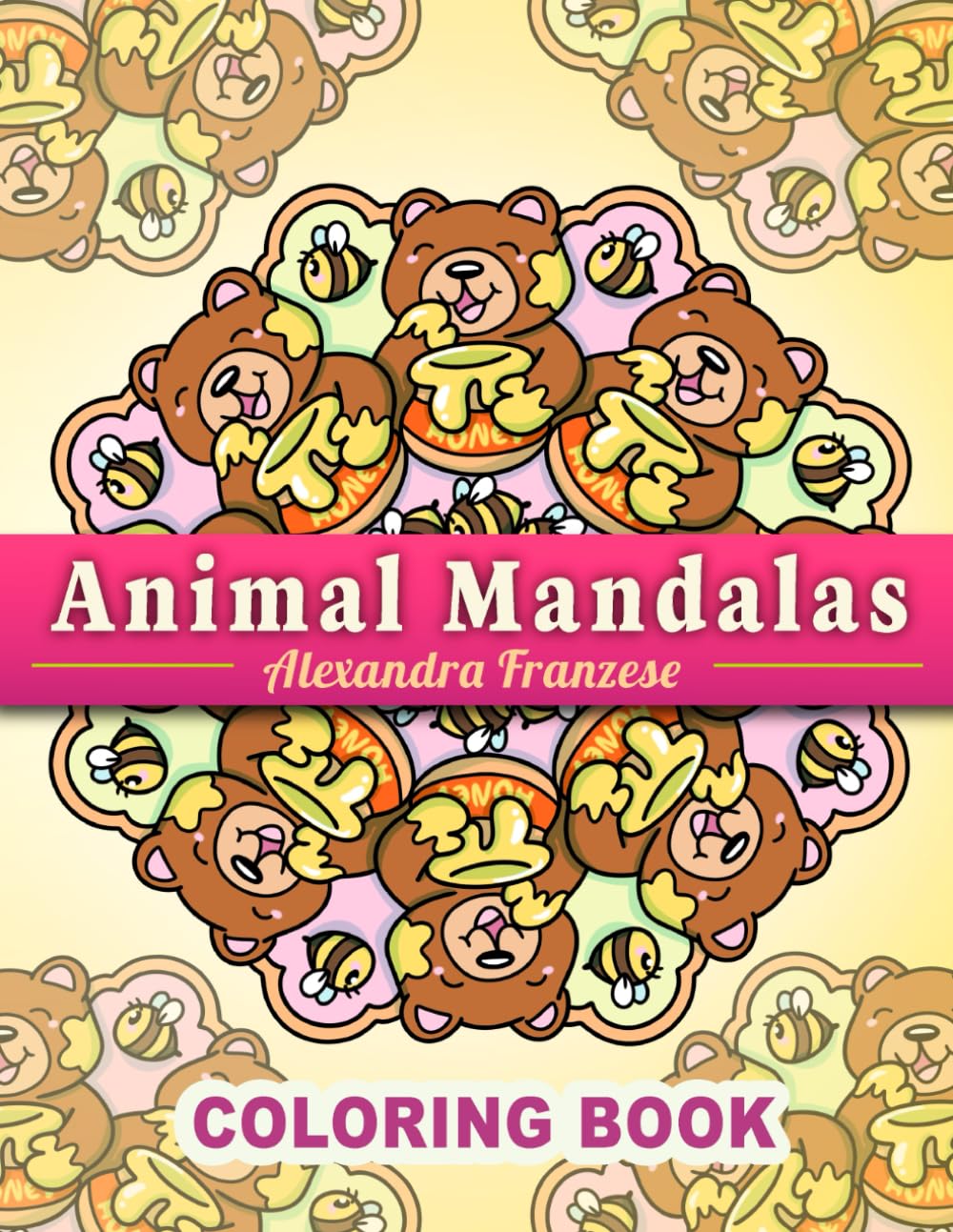 Animal Mandalas Coloring Book: Cute and Cozy Characters to Color, Easy Patterns for Adults and Kids, Relaxing Stress Relief Activities (Icon Mandala Coloring Books)