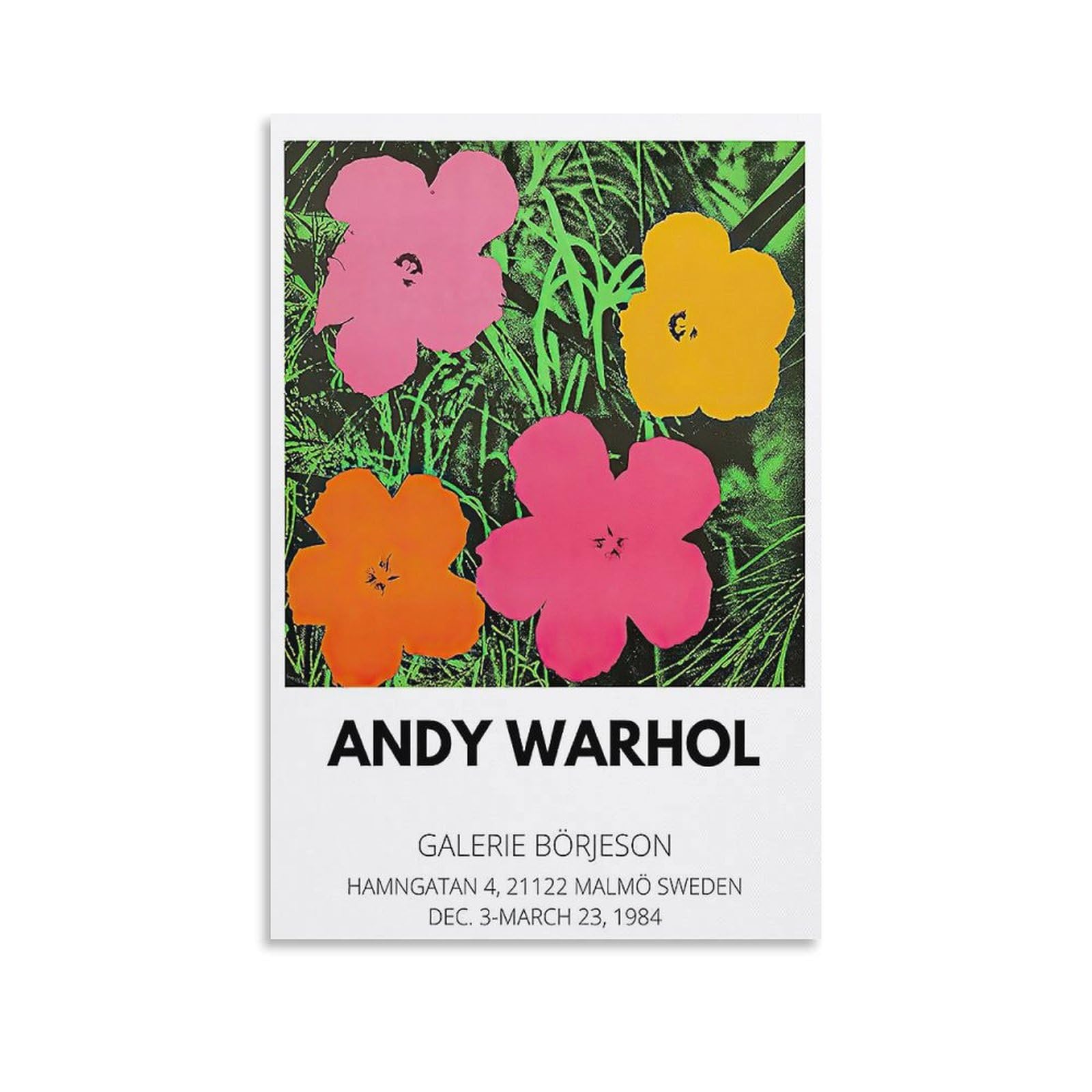 Amazon.co.jp: アンディ・ウォーホル『ポップアートワークフラワー