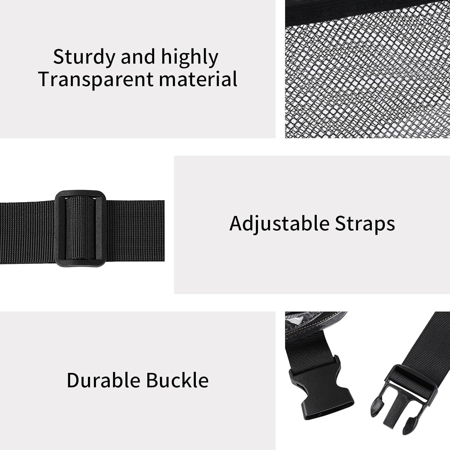 Clear Fanny Pack Stadium Approved, Waterproof Belt Bag for Women Men Fashion Waist Packs Crossbody by Amxnx - Image 9