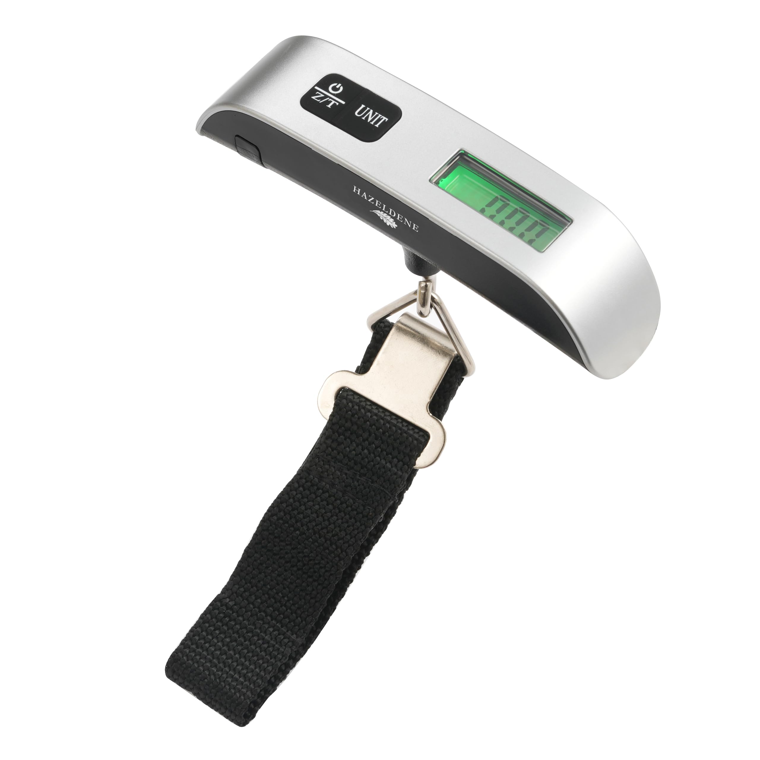 HazeldeneHazeldene Travel Scales for Luggage | Luggage Scale | Suitcase Weighing Scales Digital Luggage Scales for Suitcases | Battery Included |110lb/50kg Capacity (Silver)