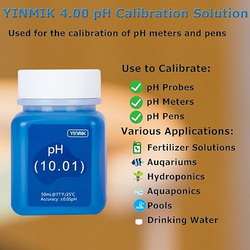 Miniatura 7 de Kit de solución de calibración de medidor de pH (4.00, 7.00 y 10.01) con kit de solución de almacenamiento de electrodos de pH, 3 botellas de