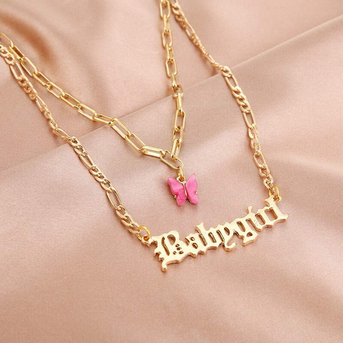 Romantic Heart Layered Brilliant Necklace For Her