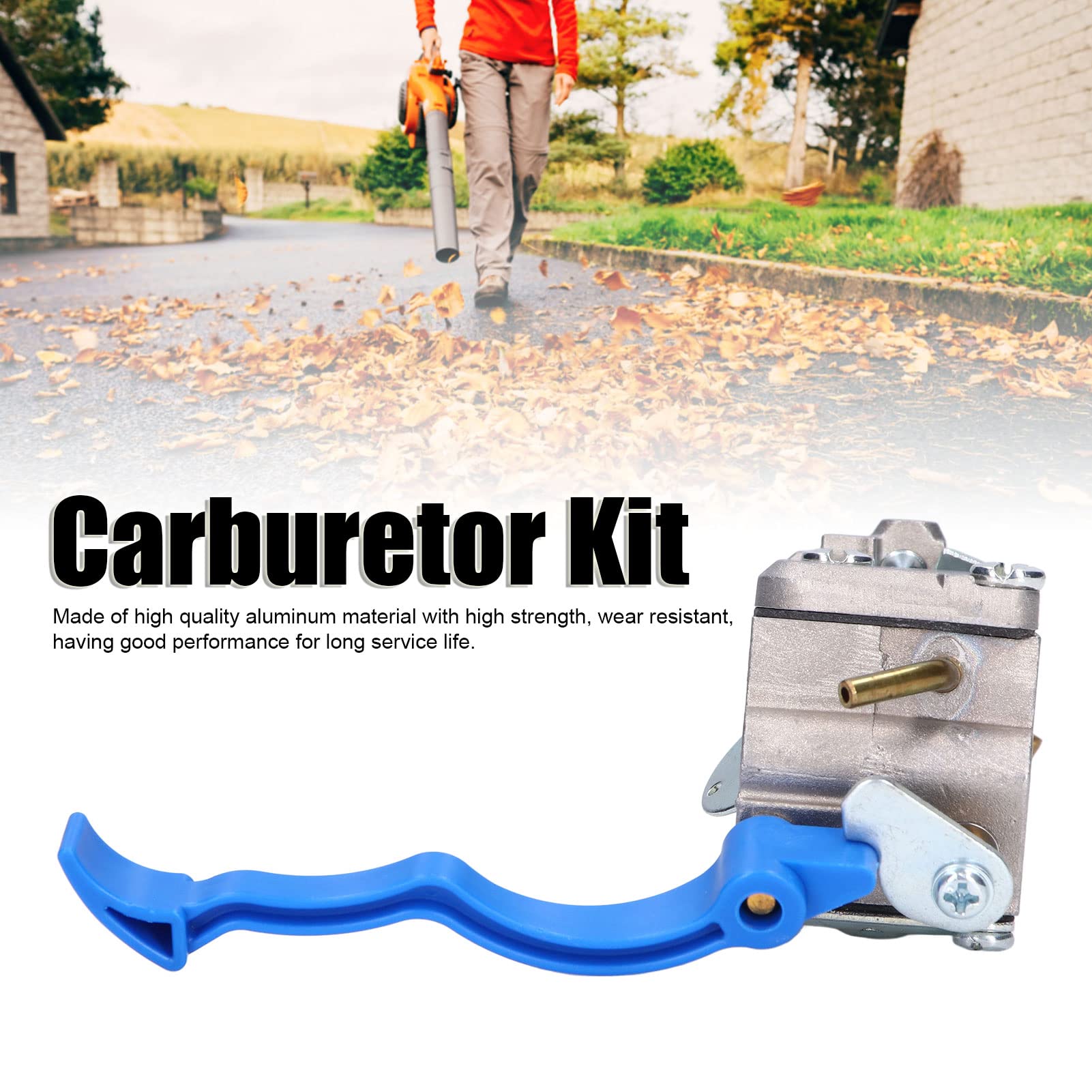 Parti di Ricambio del Kit Carburatore per Husqvarna 125B 125BVX 125BX Soffiatore, Kit Carburatore per Tosaerba con Filtro dell'Aria, Lampadina di Innesco, Filtro Dell'olio