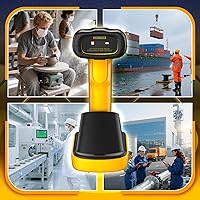 Vista 8 de NetumScan Escáner de código de barras QR Bluetooth industrial, IP67 impermeable y 7M a prueba de caídas, 2600 mAh inalámbrico 1D 2D escáner