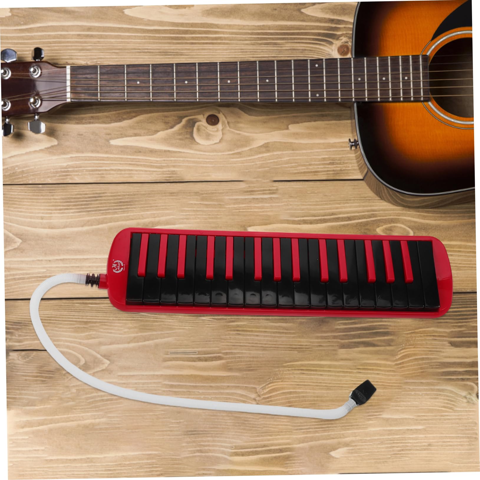 Mélodica à 32 Touches pour Débutants, Instrument Léger en Abs avec Embouchure, Tube et Étui Eva, pour L’apprentissage à Domicile