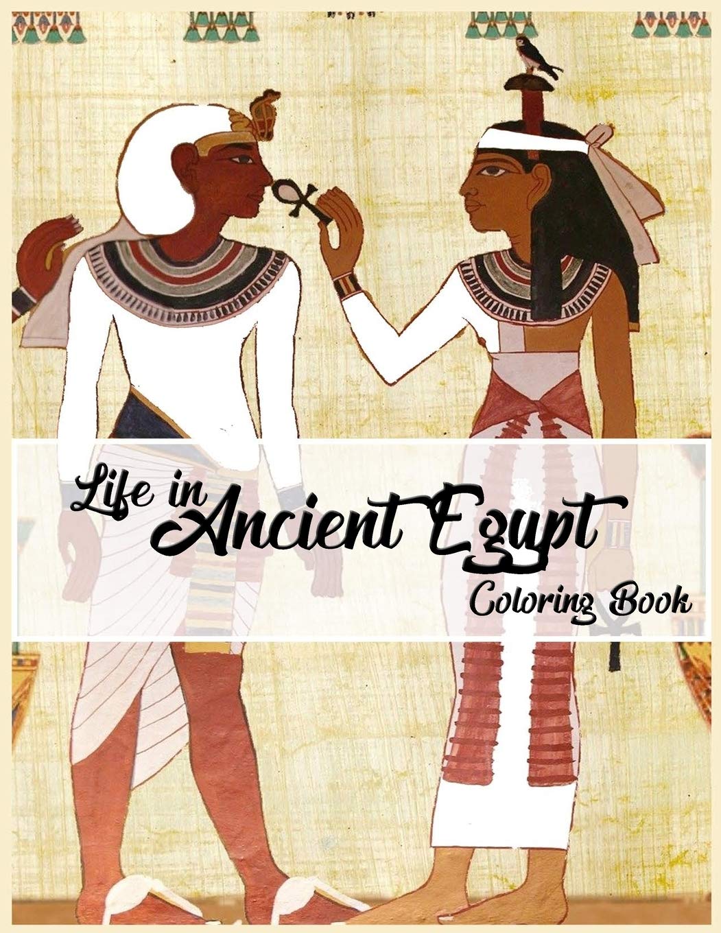 Buy Life in Ancient Egypt Coloring Book: Egyptian Mythology coloring ...