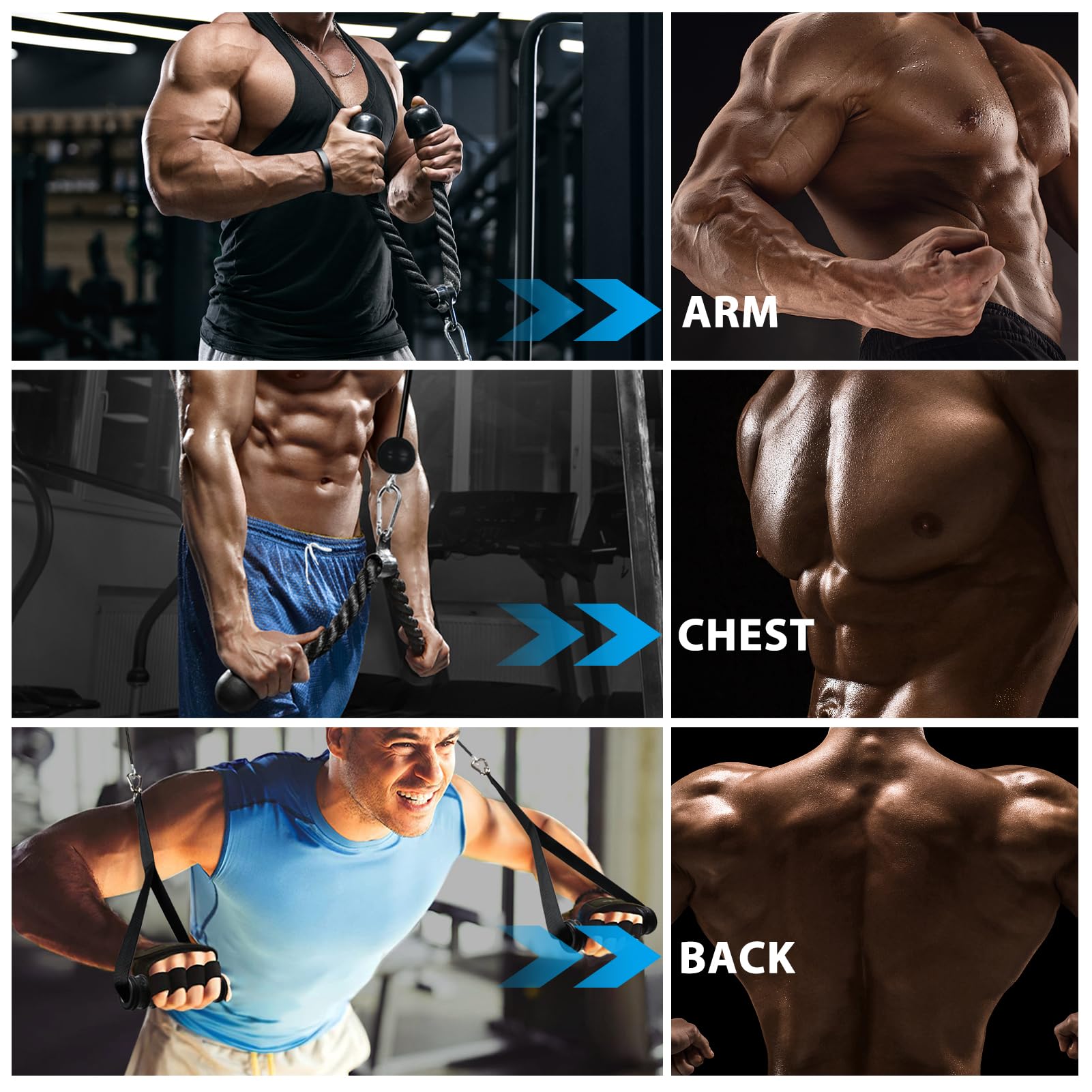 Linka kablowa, do fitnessu, bicepsów, pleców, przyrząd treningowy, system podciągania, do treningu siłowego, domu, na siłownię, sprzęt treningowy