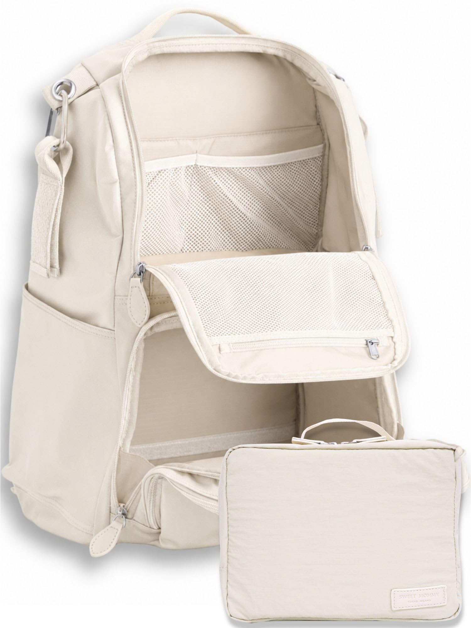 Amazon.co.jp: [スウィートマミー] マザーズリュック 23L WEEKEND 2層