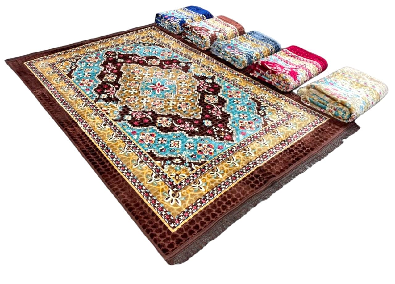 Turkey Premium Quality Majlis Mat, Large Multicolor Rectangular Picnic Blanket, Living Room Rug, Office Carpet, Asorted Design