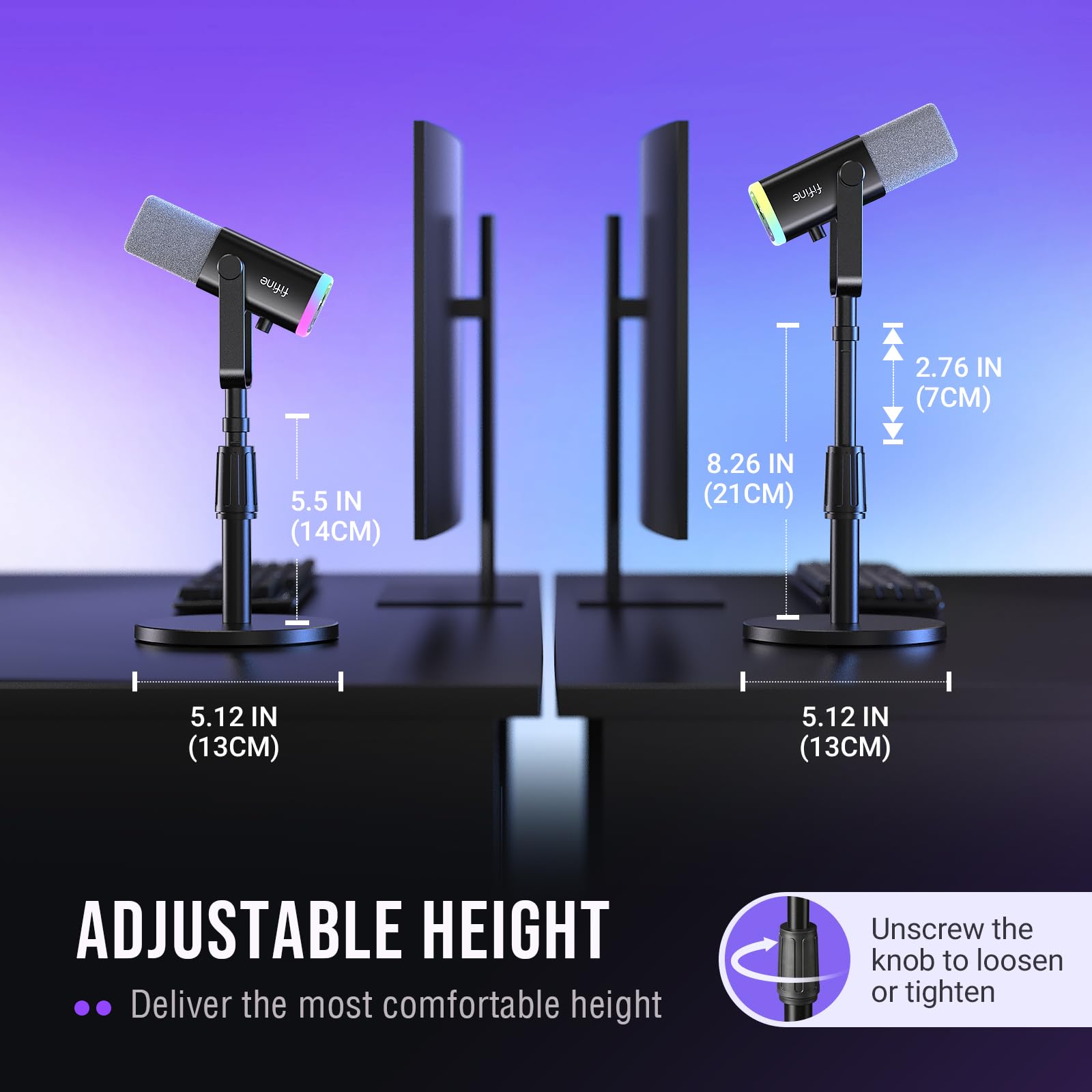 fifine k688 スタンド付き Amazon.com: FIFINE Studio Microphone with Desktop Mic Stand