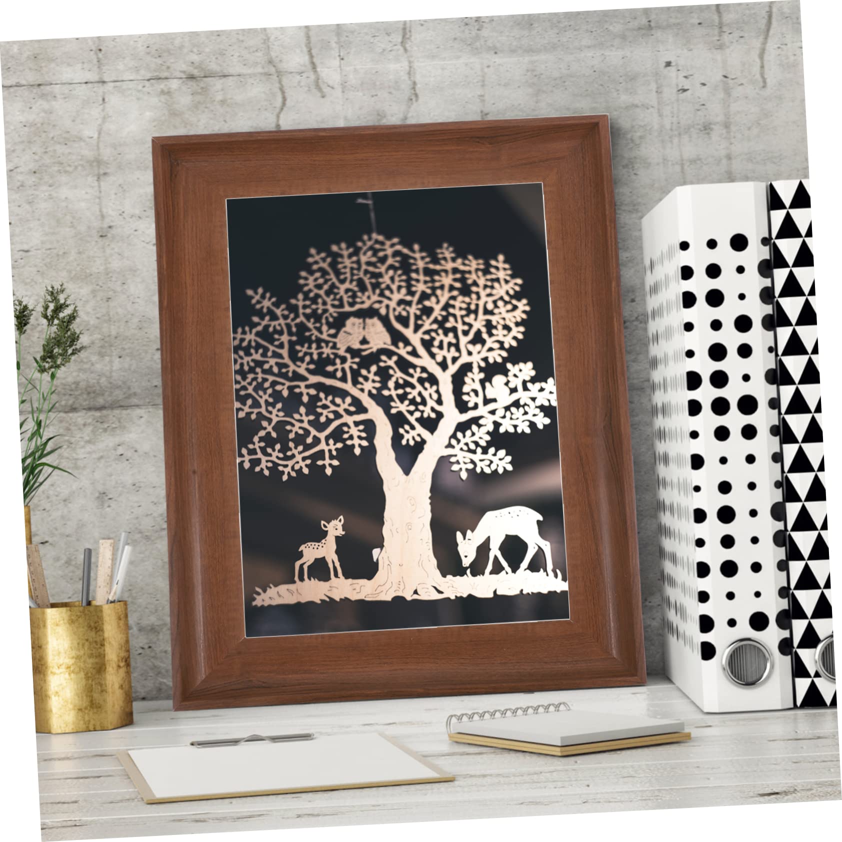 GOOHOCHY Craftsmanship Oil Painting Fix Frame Canvas Wooden Frame for Home Decor