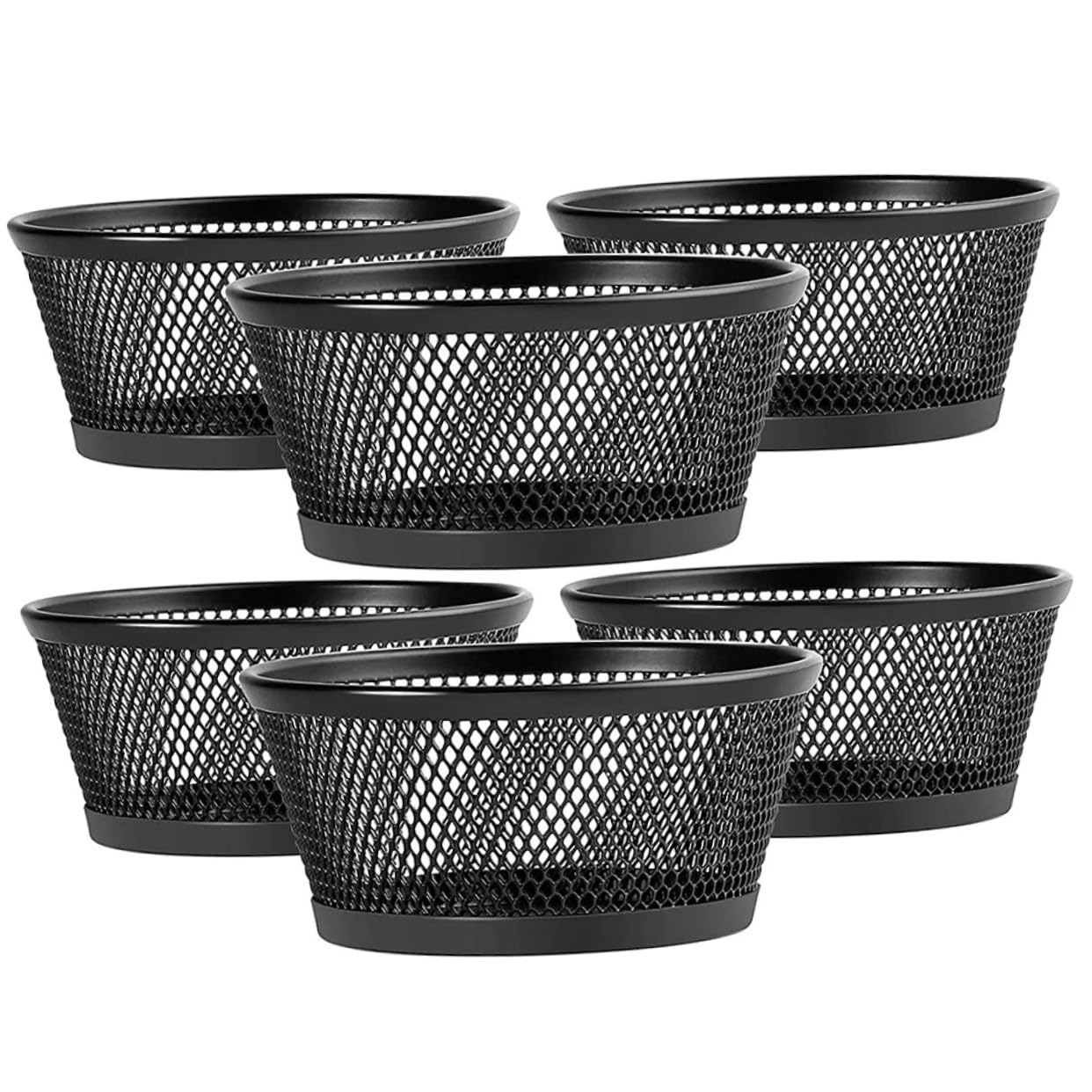 Panier à trombones design en maille métallique - Rangement durable et élégant