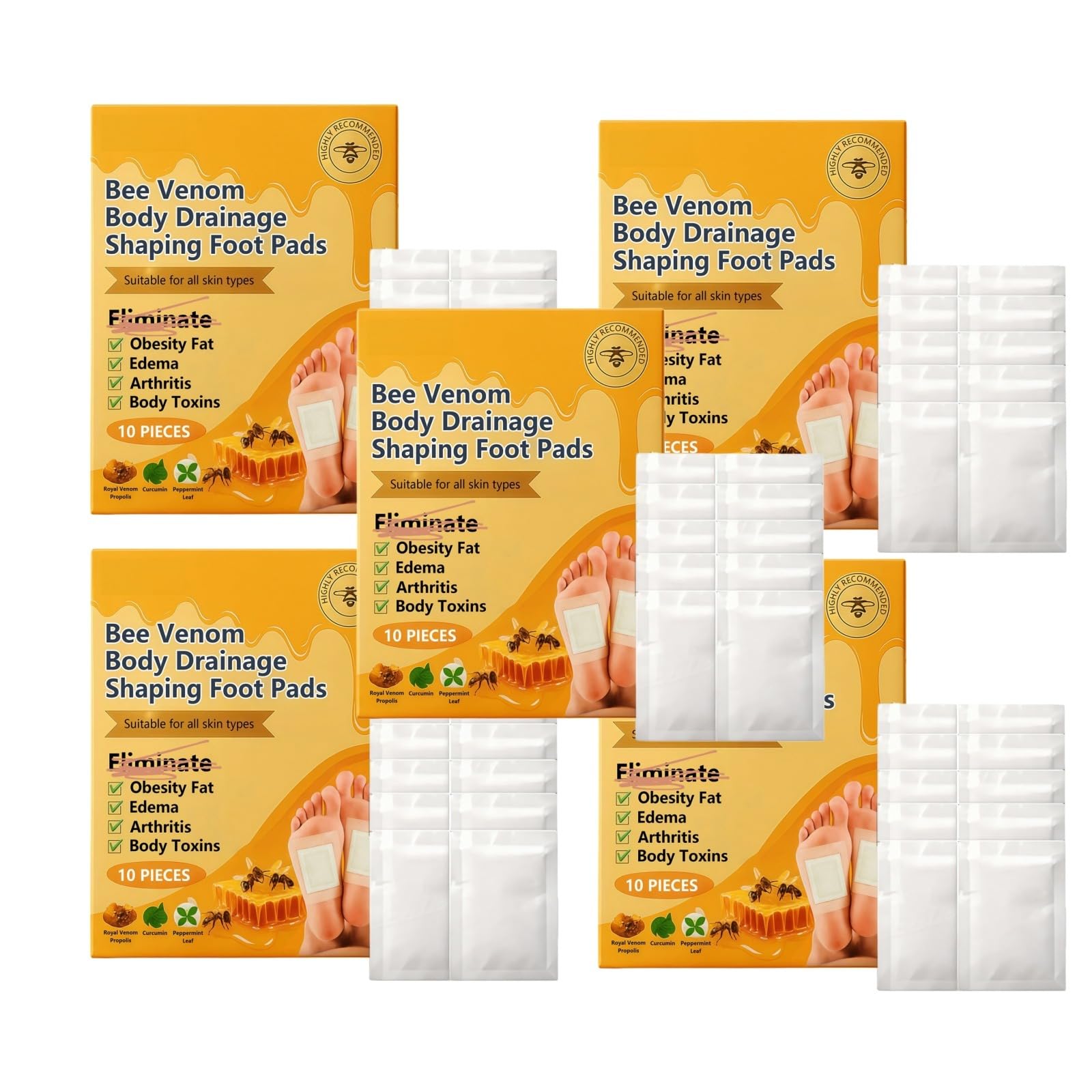 Natural Organic Foot Detoxifiers, Natural Herbal Foot Care Patches