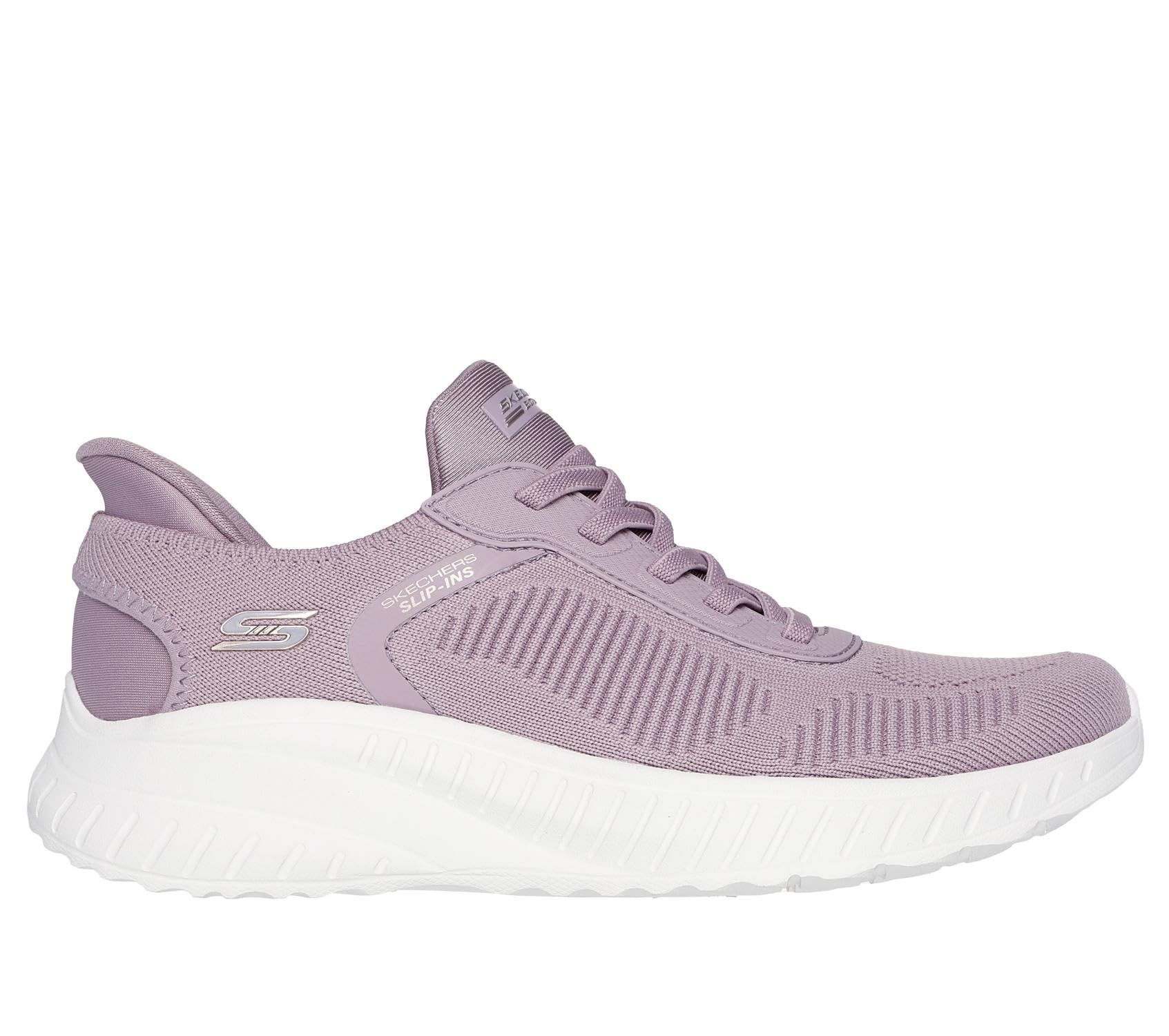 Skechers Women's Purple Bobs Squad Chaos Current Muse Slip-On Trainers in Size 4, Sports Direct