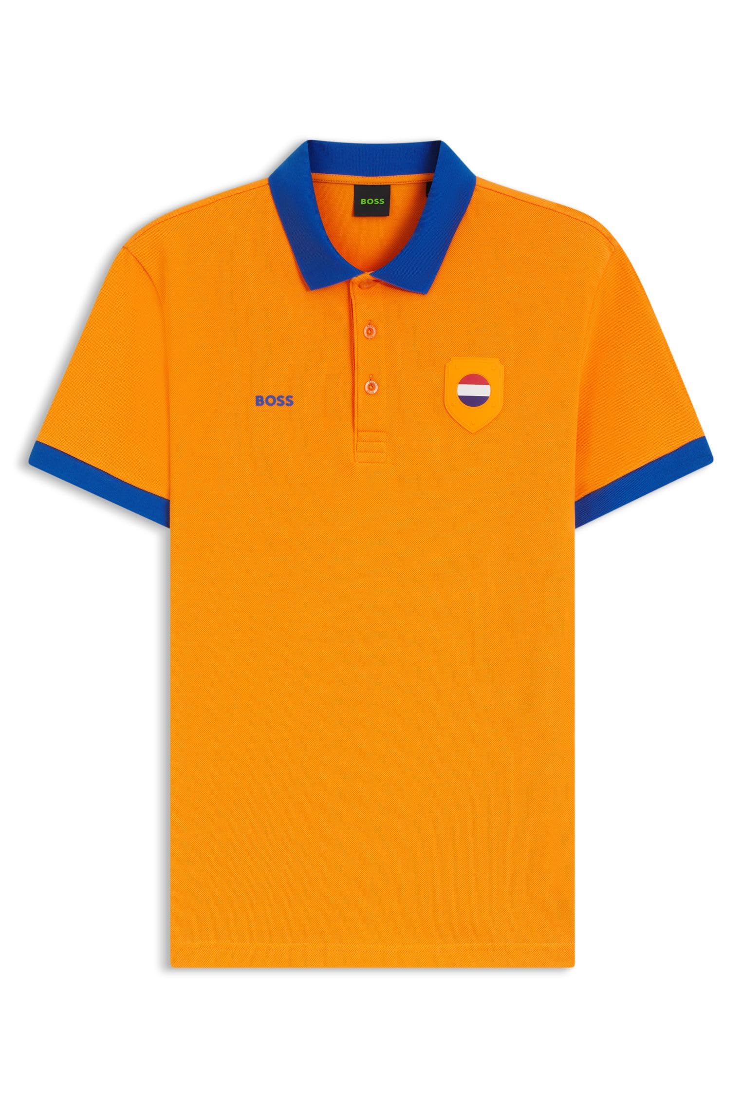 BOSS Mens PL BB BC Lux Paddy Paddy Polo Shirt with Country Flag