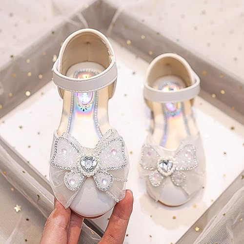 Miniatura 7 de Sandalias de verano para niños y niñas, parte inferior plana, ligeras, transpirables, con cinta de lentejuelas, lazo de gancho y lazo para niños