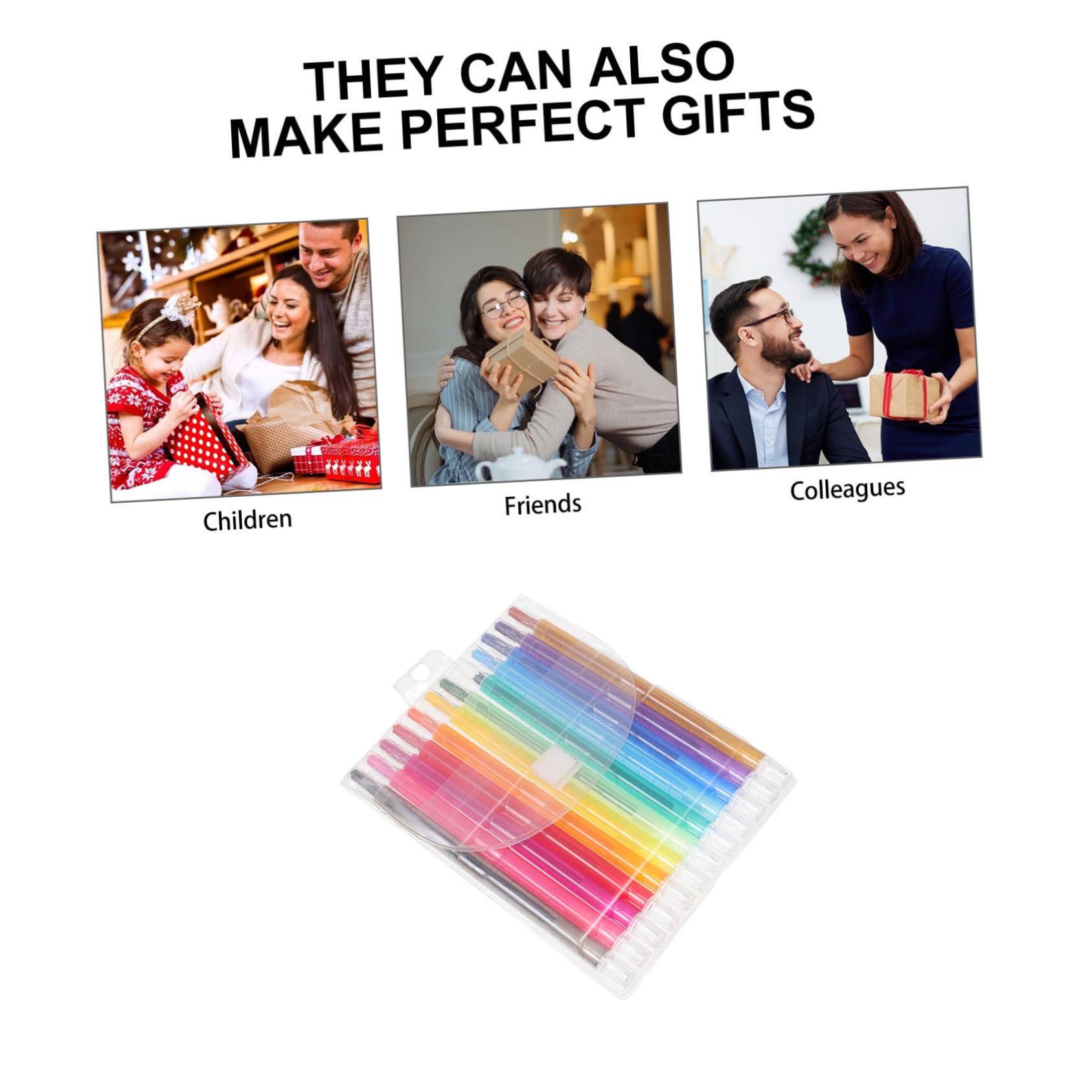 HOMSFOU 12 Colors Drawing Pens Boys and Girls Painting Tools Craft Supplies for Art Classes and School