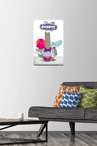 Miniatura 7 de Trends International Chowder - Póster de pared grupal, 22.37 x 34.00 pulgadas, paquete de póster premium y alfiler