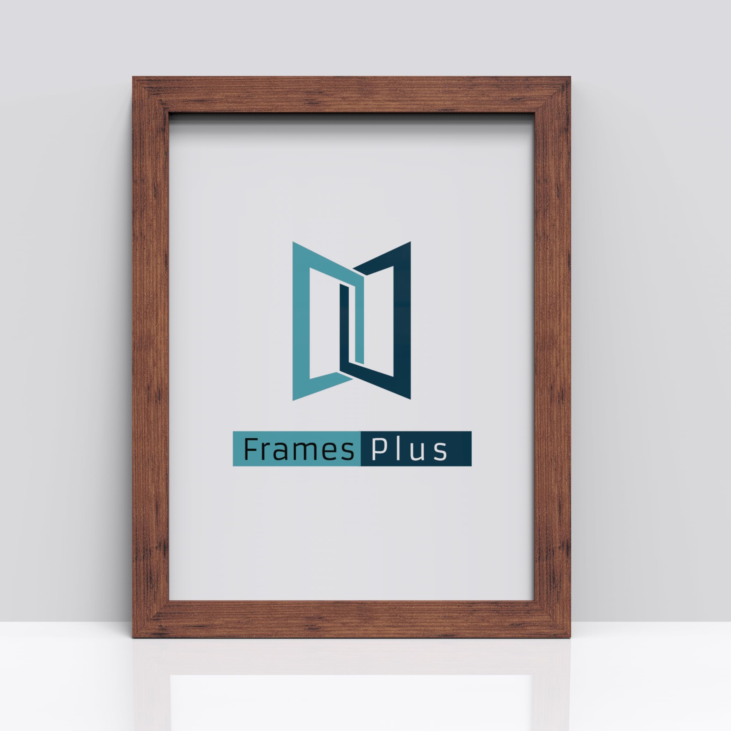 FramesPlus A4 Picture Frame, 21 x 29.7 cm, Rustic, MDF, Wall and Tabletop Photo Display, Certificate Holder, Poster Frame, Document Display, Gallery Wall Decor