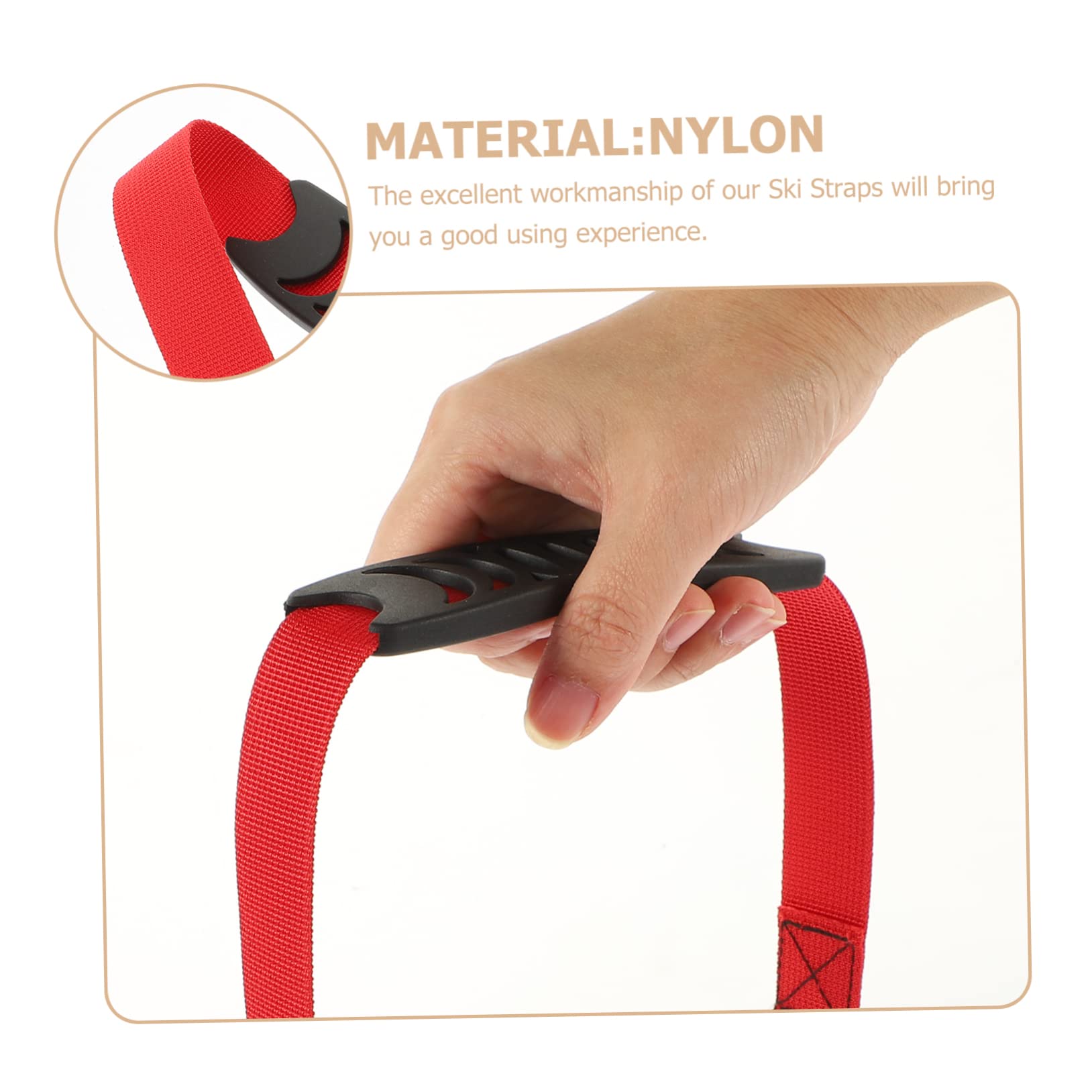 Yardwe 2pcs Ski Straps for Boots Ice Skates Holder Straps Roller Skates Carrying Leash Outdoor Ski Boots Carriers