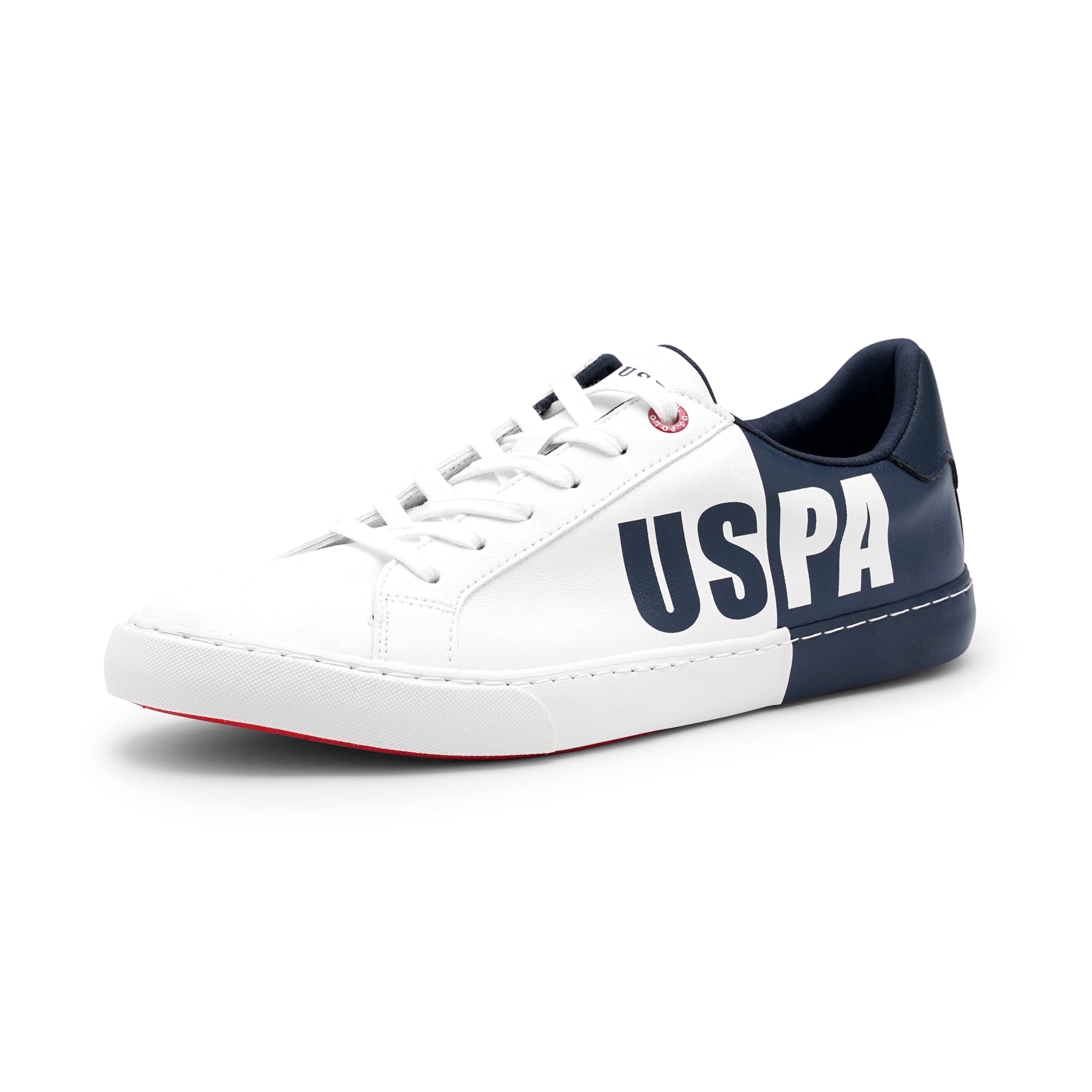 U.S. Polo Assn. TRESTEN Mens Off White Sneakers-(UK/7) (US/8) (2FD23072A01) (B0BT24NT15) Amazon Price History, Amazon Price Tracker