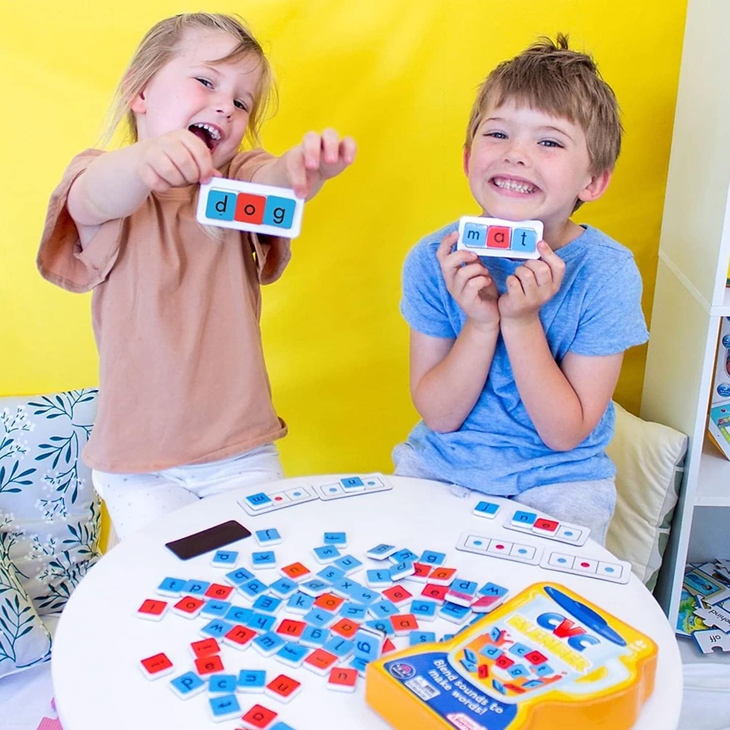 Junior Learning CVC Blender - Blend Sounds to Make Words, Multi