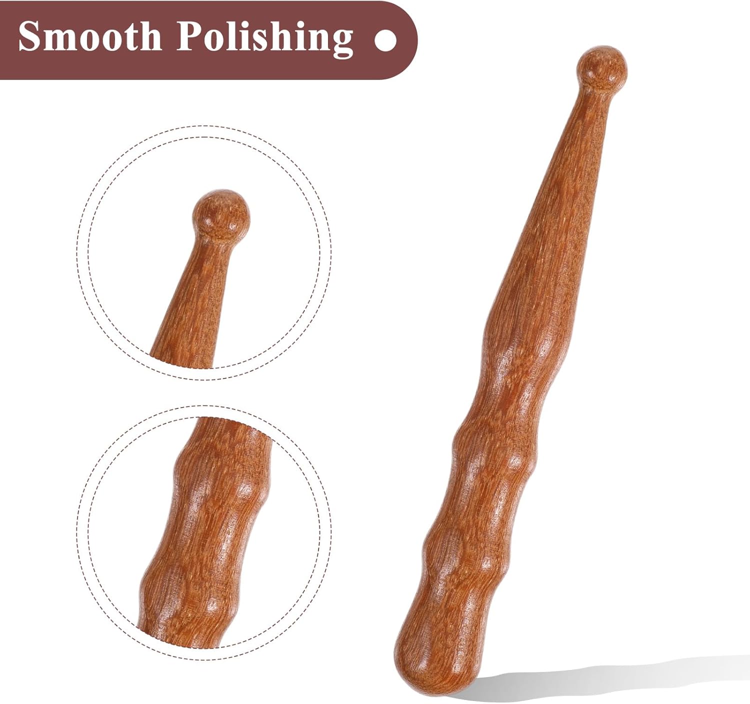 Massage Pen,Wooden Massage Tools Acupressure Pen Pressure Point Tool for Relaxing Body Hand Foot - Image 7