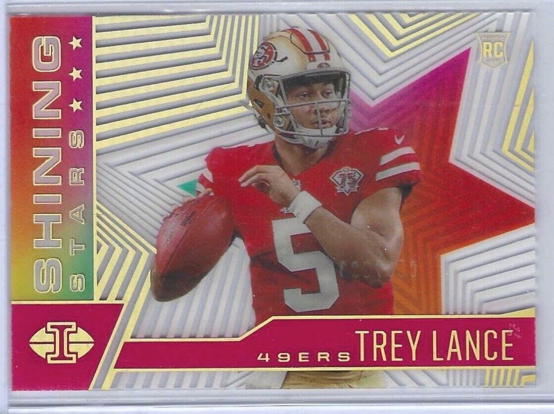 Trey Lance 2021 Panini Illusions Shining Stars Acetate Rc #d 059/399 - Football Cards