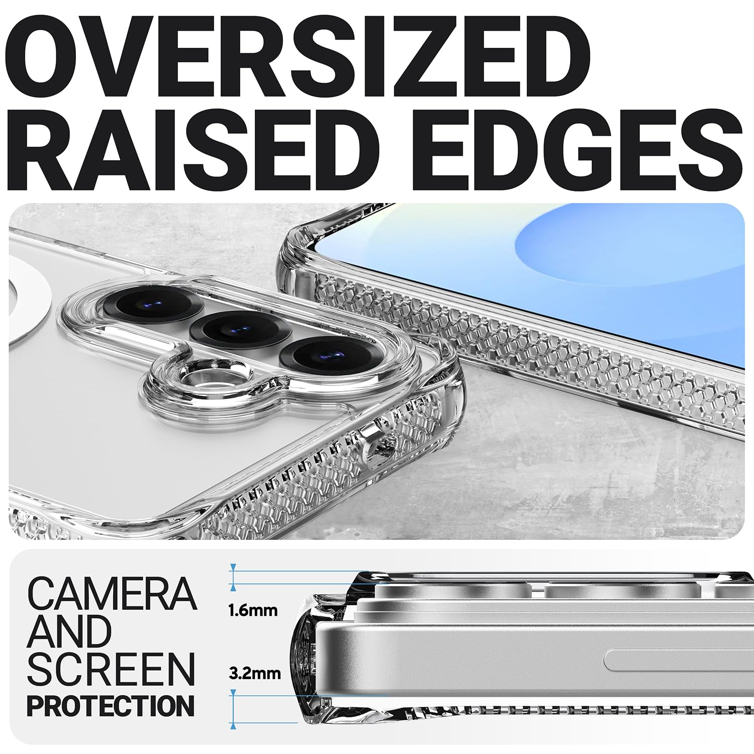 ITSKINS Hybrid R // Coque de protection magnétique transparente pour Galaxy S26 Ultra, compatible avec MagSafe, coque hybride fine, anti-jaunissement, coque militaire antichoc - Transparent
