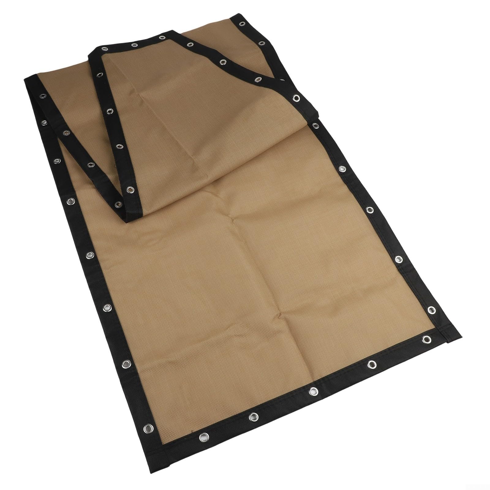 Housse de rechange pour balancelle suspendue - 64 x 197 x 23 cm - Base en tissu résistant aux intempéries pour extérieur, terrasse, jardin avec corde (kaki B)