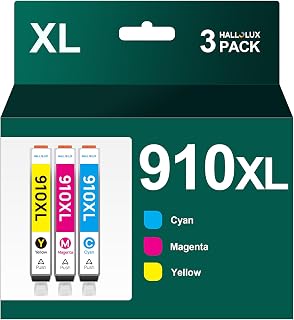 910XL Ink Cartridges for HP Printers for HP 910 XL Ink Cartridges Combo Pack Compatible with Officejet Pro 8020 8035e 8025e 8028e Printer (3 Pack HP 910 Ink Cartridges Combo Pack)