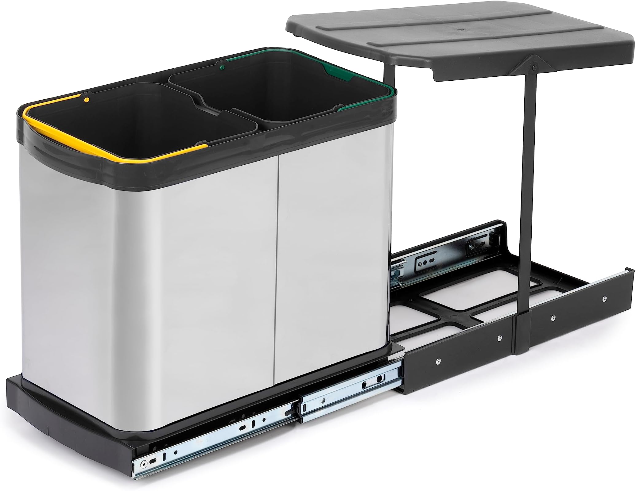 Removable recycling garbage can