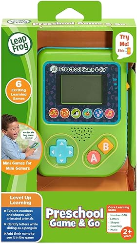 Miniatura 7 de LeapFrog Juguete de videojuego de mano preescolar Game and Go, verde Verde,Rosado,https://www.amazon.com/dp/undefined