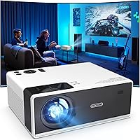 FUDONI Aurora P3 1080P Projector WiFi Bluetooth 4K Support 300 ANSI Native FHD 300" Outdoor Indoor Home Theater